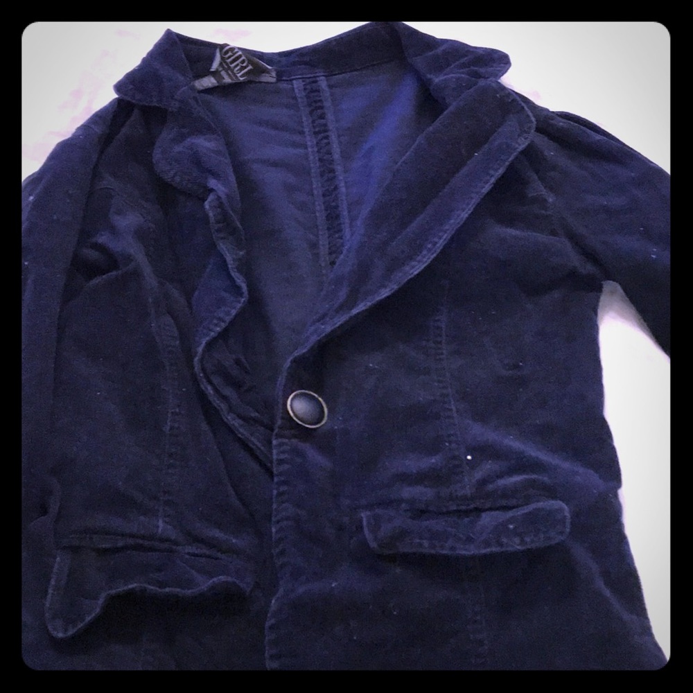 Courderoy Navy Blazer